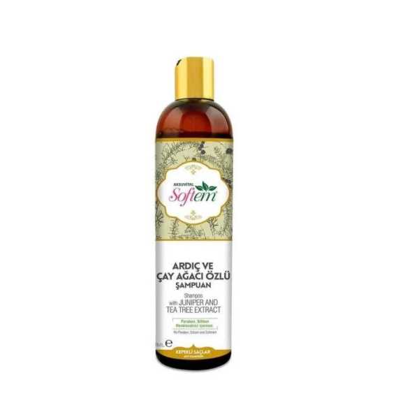 SOFTEM ARDIÇ VE ÇAY AĞACI ÖZLÜ ŞAMPUAN 400 ML