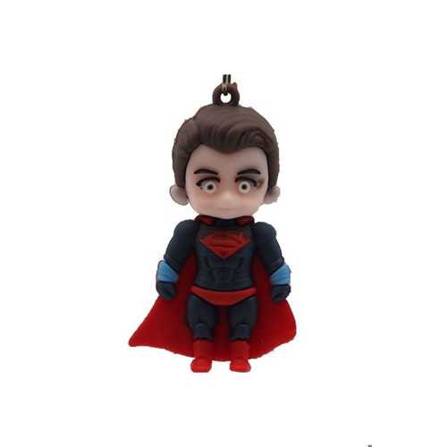 3 BOYUTLU MASKOT ANAHTARLIKLAR SUPERMAN SÜPERMEN MASKOT ANAHTALIK