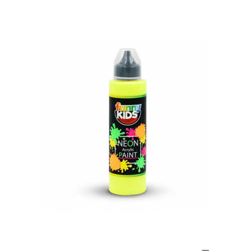 FUNNY KİDS AKRİLİK NEON BOYA 500CC 4800 SARI