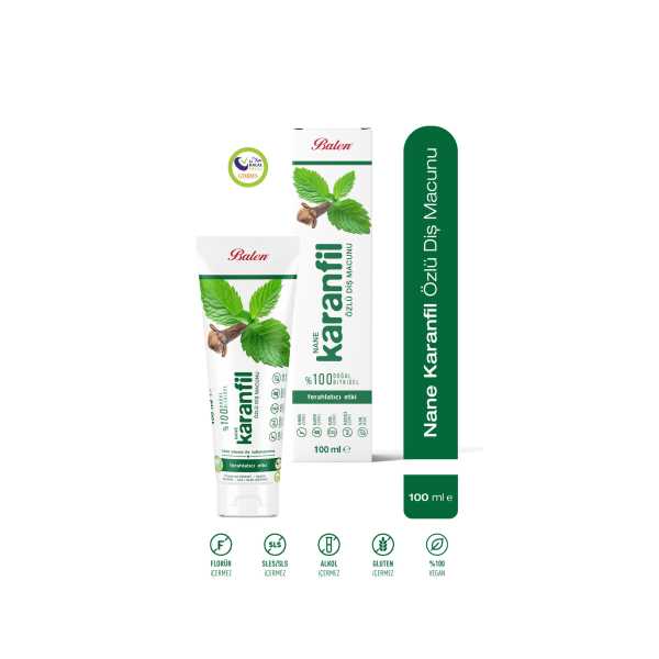 BALEN DOĞAL NANE & KARANFİL ÖZLÜ DİŞ MACUNU *100 ML