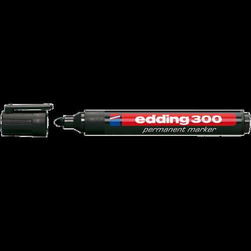 EDDİNG PERMANENT MARKER KALEM SİYAH E-300 -10