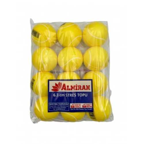 ALMİRAN STRES TOPU 6.3CM -12 TENİS