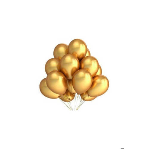 BALONEVİ 12" 30CM METALİK BALON 100LÜ ALTIN