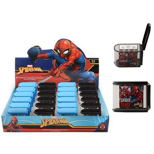 FROCX SPİRDERMAN HAZNELİ 3 BIÇAKLI KALEMTIRAŞ -24-