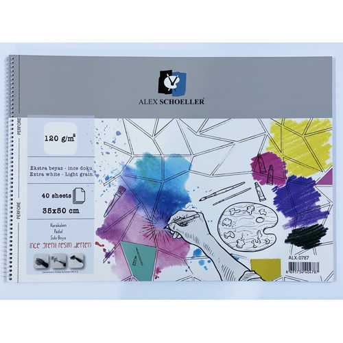 ALEX SCHOELLER RESİM DEFTERİ SP. 35X50 120GR 40YP