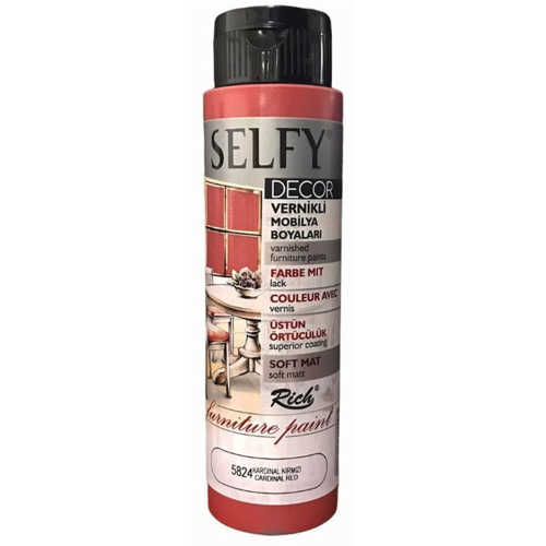 RİCH SELFY DECOR 500ML KARDİNAL KIRMIZI 5824