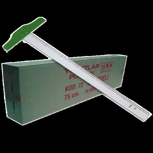 YILDIZLAR PLASTİK T CETVEL 75CM 072
