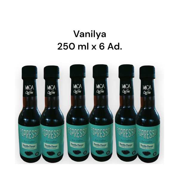 MCA ESPRESSO SOĞUK KAHVE (VANİLYA) 250 ML X 6 ADET