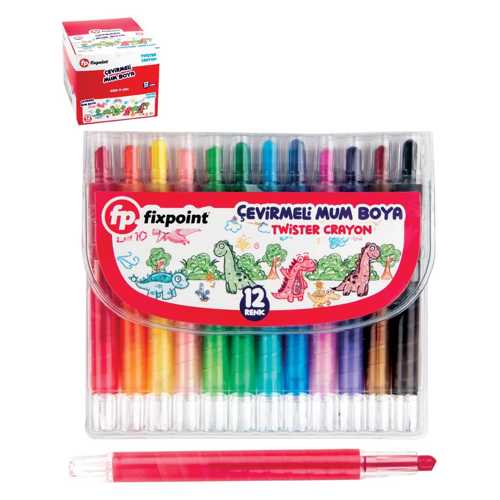 FİXPOİNT TWİSTER CRAYON MUM BOYA ÇEVİRMELİ P-2114