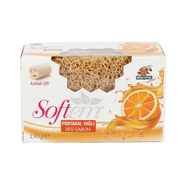 SOFTEM SFT PORTAKAL YAĞLI LİFLİ SABUN 130 GR