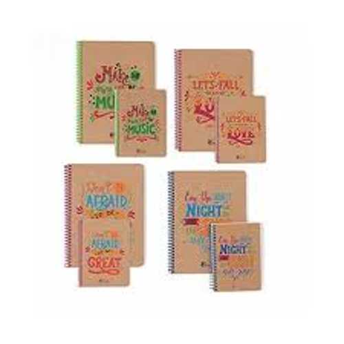 KESKİN COLOR 100YP SPİRALLİ KRAFT DEFTER 16X22