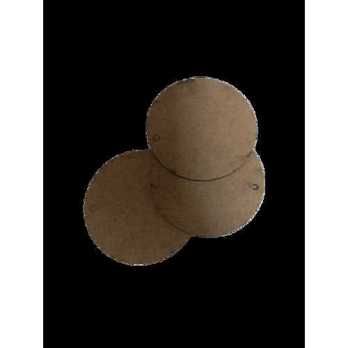 AHŞAP MDF ANAHTARLIK DAİRE 7CM