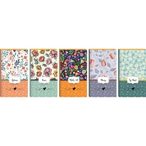 LİLAMOR FLOWERS NOT DEFTERİ 9X16 48 SY