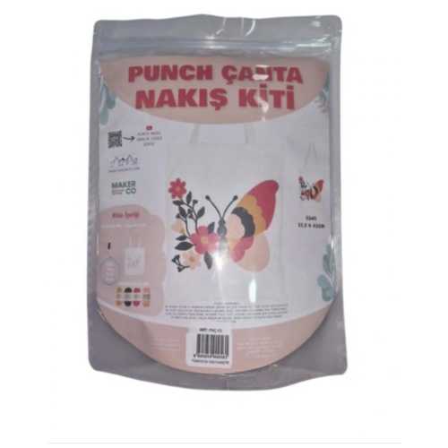 H.CRAFTS PUNCH NAKIŞI ÇANTA KİTİ