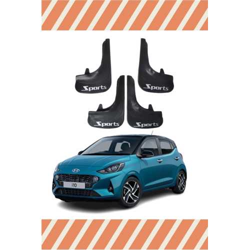 DB HUNDAİ I10 SPORTS YAZILI 4'LÜ TOZLUK ÇAMURLUK PAÇALIK
