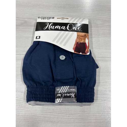 HUMA ONE ERKEK HAVLU BEL DÜZ BOXER BATTAL BOY 3XL LACİVERT RENK