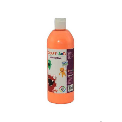 CRAFT AND ARTS AKRİLİK BOYA 500ML TURUNCU