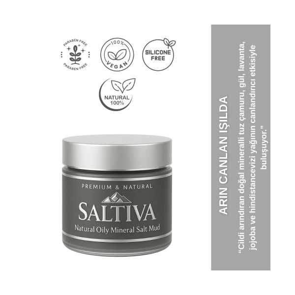 SALT MUD (TUZ ÇAMURU) PEELİNG MASK - ARINDIRICI YÜZ MASKESİ - 80ML