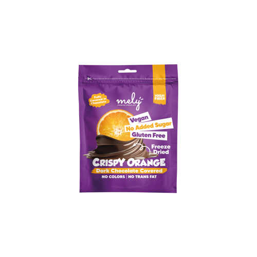 GLUTENSİZ SEKER ILAVESIZ VEGAN CIKOLATA KAPLI FREEZE DRY PORTAKAL 50GR