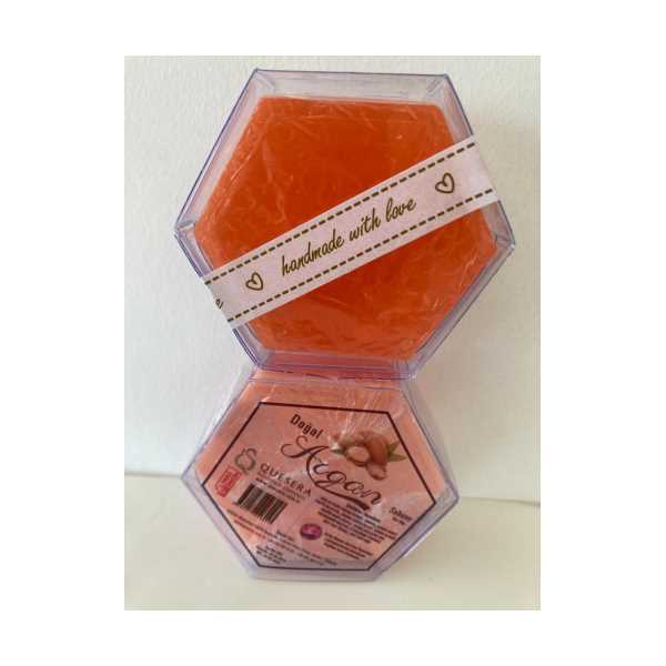 DOĞAL ARGAN SABUNU EL YAPIMI DOĞALA ÖZDEŞ 80 GRAM.