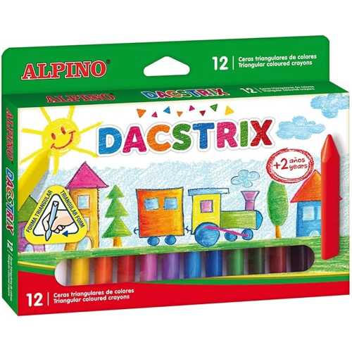 ALPİNO MUM BOYA DACSTRİX ÜÇGEN 12 RENK