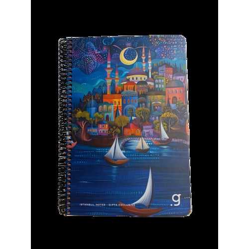 GIPTA 17X24 DEFTER İSTANBUL NOTES SP SERT 80YP ÇİZ