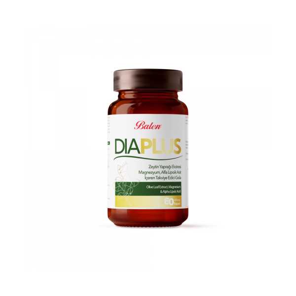BALEN DİA PLUS ZEYTİN YAP. MAGNEZYUM & ALFA KAPSÜL 655 MG -  60 KAPSÜL