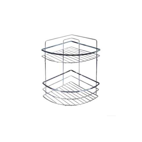 LAMALI İKİLİ 21X28X31 CM - KROM KAPLAMALI - LK02