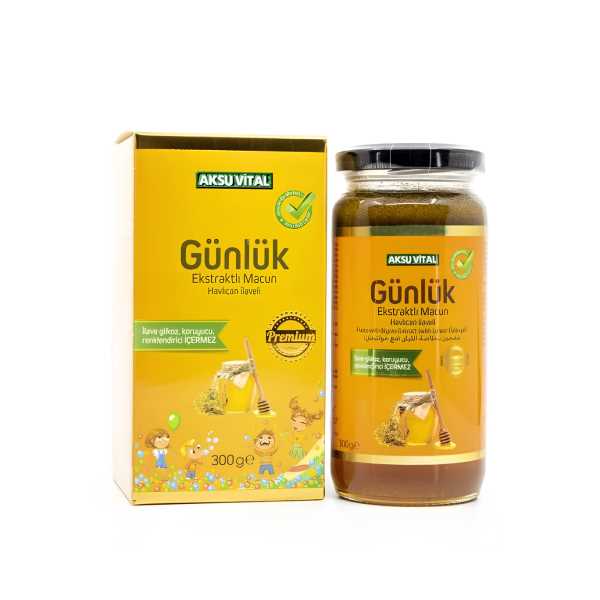 AKSUVİTAL GÜNLÜK EKSTRAKTLI ÇOCUK MACUNU 300 GR