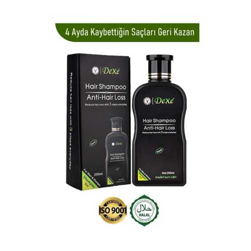 DEXE ANTİ BLACK HAİR ŞAMPUAN 200 ML - SAÇ DÖKÜLMESİNE KARŞI ETKİLİ