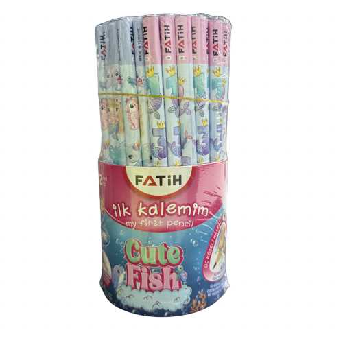 FATİH CUTE FISH ÜÇGEN JUMBO BAŞLANGIÇ KALEMİ -72-