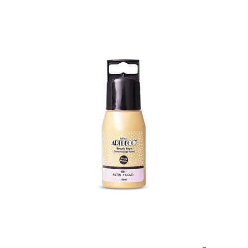 ARTDECO METALİK BOYUTLU BOYA 30ML ALTIN 681