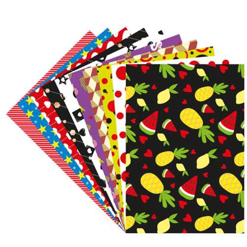 KİKA BRİSTOL KARTON 25X35 10LU DESENLİ