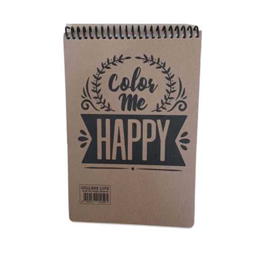 SİNGLE COLOR A5 BLOKNOT KRAFT ÇİZGİLİ