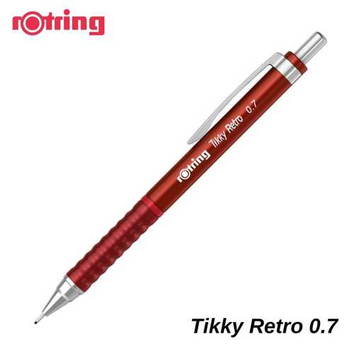 ROTRİNG VERSATİL KALEM TİKKY 0.7MM RETRO KIRMIZI