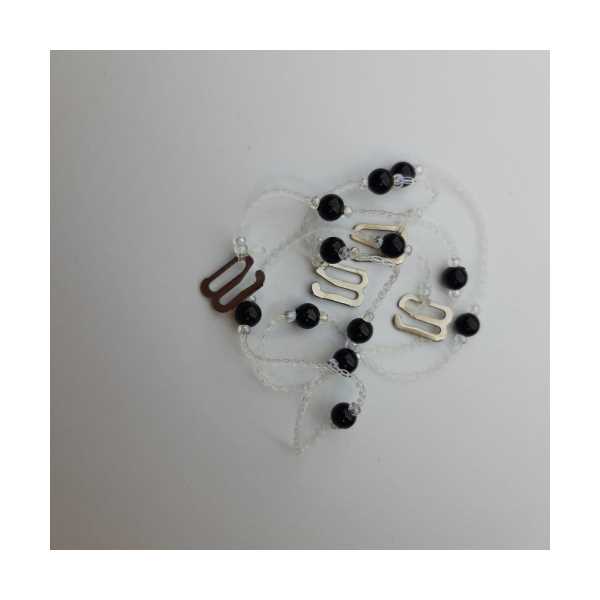 BONCUKLU SÜTYEN ASKISI (İÇ GİYİM AKSESUARLARI) TUHFETOWER SİYAH