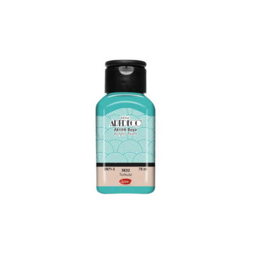 ARTDECO AKRİLİK BOYA 75ML TURKUAZ 3632