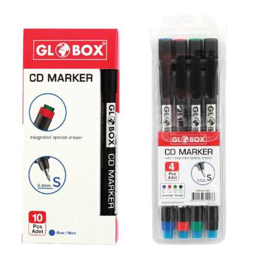 GLOBOX CD KALEMİ S 4LÜ KARIŞIK