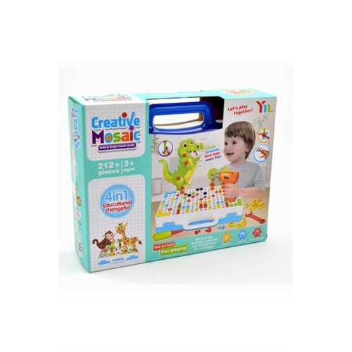 CREATİVE MOSAİC EĞİTİCİ PUZZLE MATKAPLI YM004