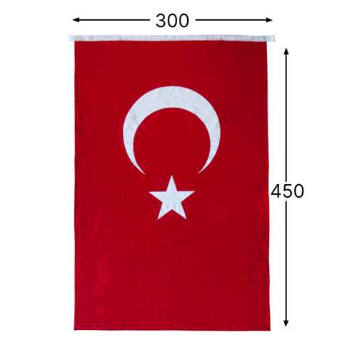 ORMİ ALPAKA TÜRK BAYRAĞI 300X450CM