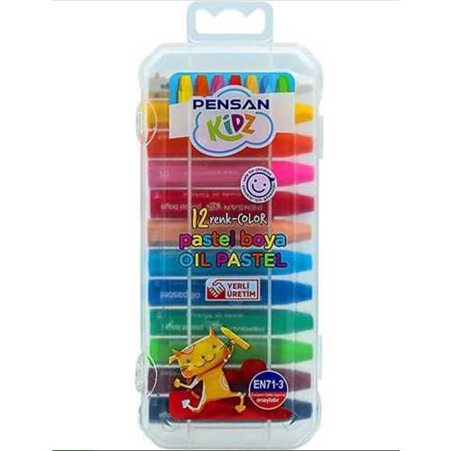 PENSAN PASTEL BOYA KİDZ PRATİK KUTULU 12 RENK 9996