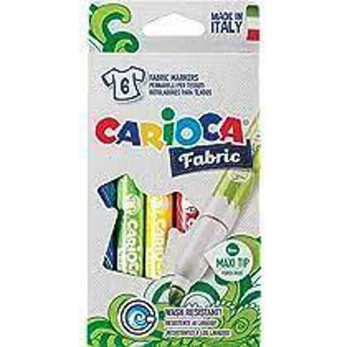 CARİOCA KEÇELİ KUMAŞ BOYA KALEMİ MAXI 6LI