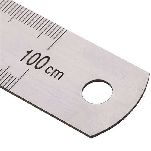 YÜCEL METAL ÇELİK CETVEL 100CM