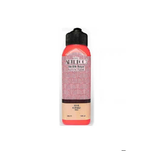 ARTDECO AKRİLİK BOYA 140ML 3016 KIRMIZI