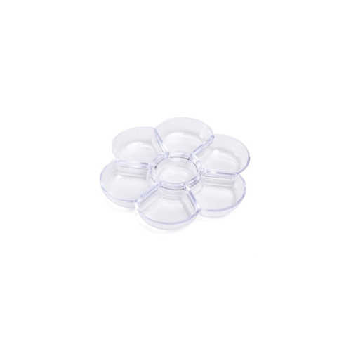 DENNCİ ŞEFFAF AKRİLİK PAPATYA PALET 17,5CM DC-935-