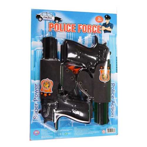 HOBİ TOYS KARTELA POLİS TABANCA SETİ 2Lİ HB-15862