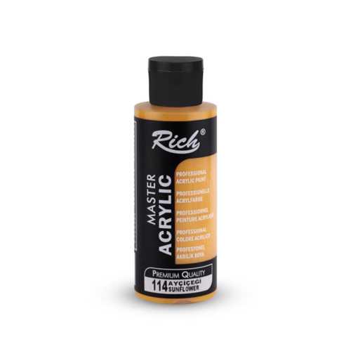 RİCH AKRİLİK BOYA 120ML 114 AYÇİÇEĞİ