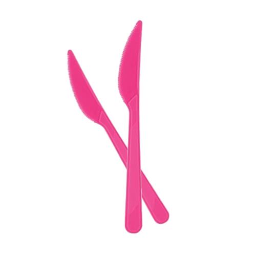 KİKA PLASTİK BIÇAK 25Lİ -ŞEKER PEMBE-
