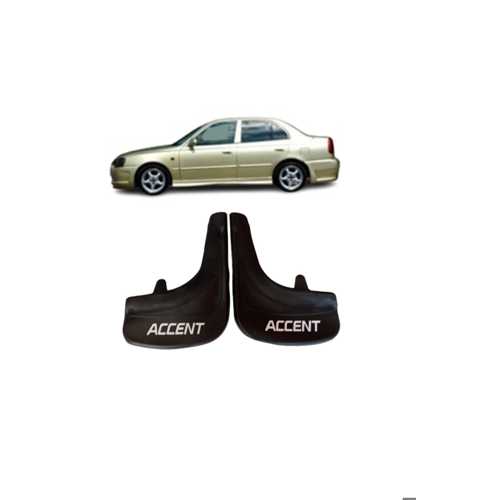 HYUNDAİ ACCENT MİLENYUM ACCENT YAZILI 2'Lİ TOZLUK ÇAMURLUK PAÇALIK