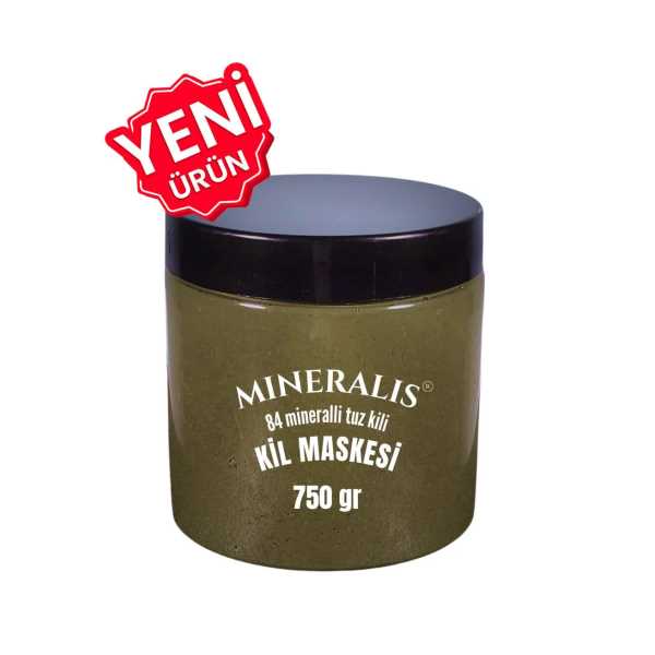 MİNERALİS KİL MASKESİ 750GR.-DR.SALT SIVI TUZ İLAVELİ GÖZENEK SIKILAŞTIRICI VE SİYAH NOKTA KARŞITI